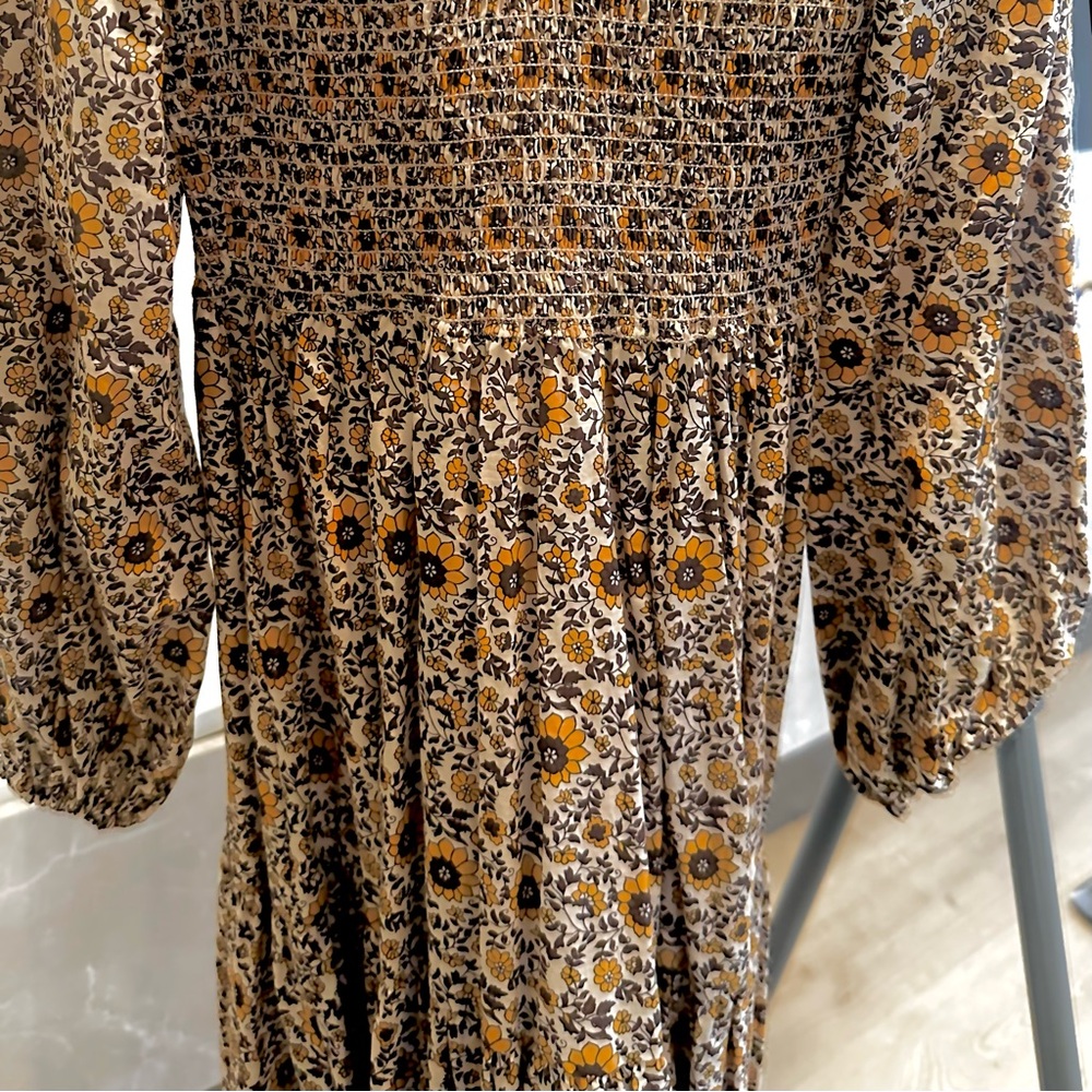 🛑SOLD🛑Christy Dawn The Aimee Dress in Golden Sunflower  Size XS/S - Picture 8 of 16